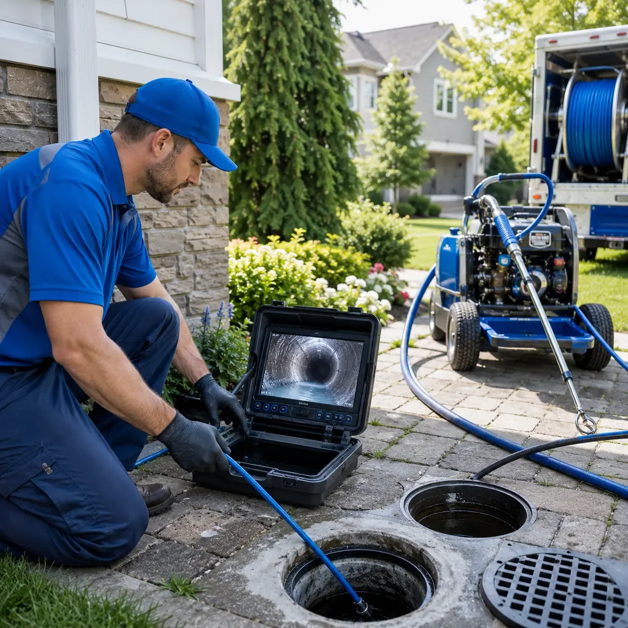Outdoor drain cleaning professionals serving Berlin, NJ